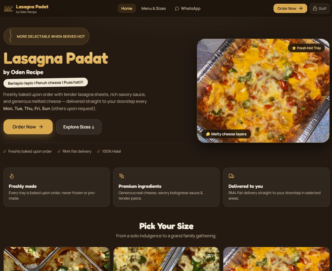 Lasagna Padat by Oden Recipe website homepage